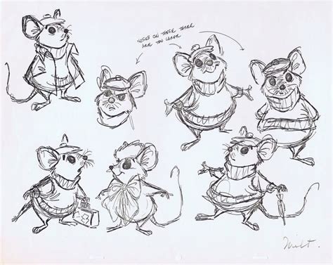 Animation art from Disney’s THE RESCUERS (1977).