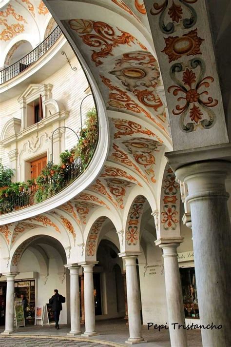 Plaza Del Cabildo Sevilla Historical Architecture Italian Villa