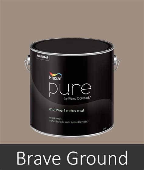 Flexa Pure Topkleuren Liter Muurverf Extra Mat Brave Ground