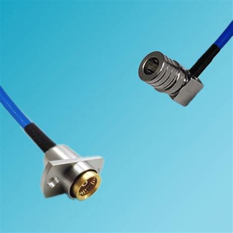 Bma 2 Hole Female To Qma Male Right Angle Semi Flexible Cable