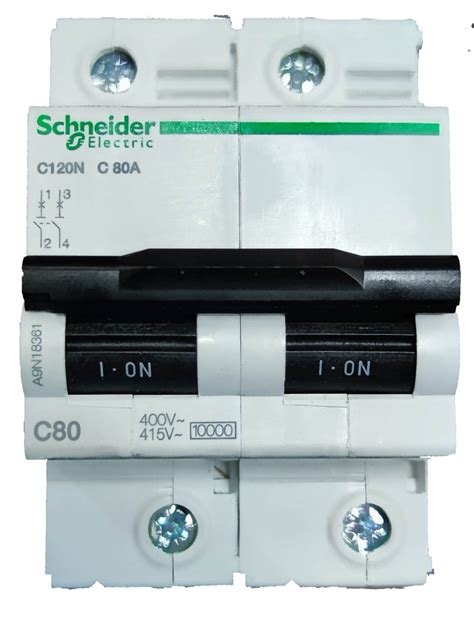 A Miniature Circuit Breaker Pole Kaic V Schneider Single