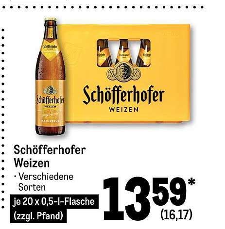 Sch Fferhofer Weizen Angebot Bei Metro