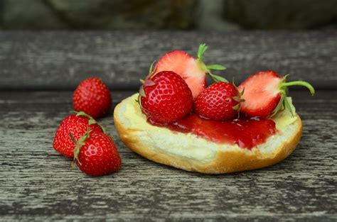 무료 이미지 식물 산딸기 요리 생기게 하다 아침 식사 디저트 먹다 맛있는 열매 영양물 섭취 롤 단맛