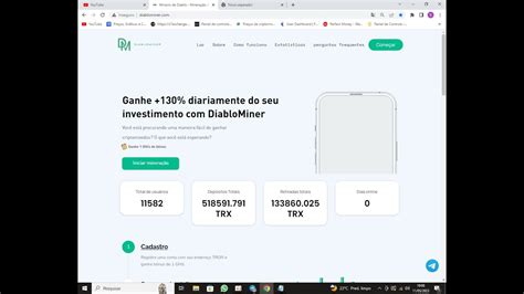 PAGANDO TRX 130 AO DIA TRON MINERADORA 2023 YouTube