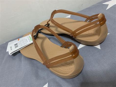 Crocs Isabella T Strap Women S Fashion Footwear Sandals On Carousell