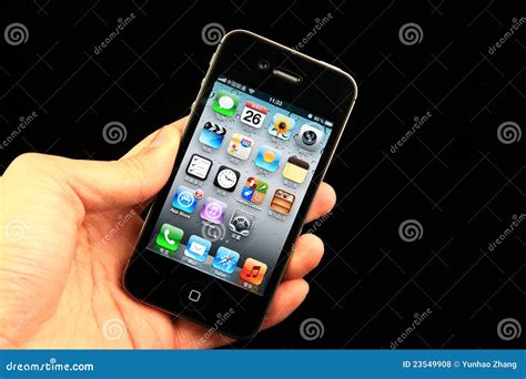 Apple Iphone 4s Editorial Stock Photo Image Of Icloud 23549908