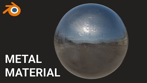 Easy Procedural Metal Material In Blender Free File Youtube