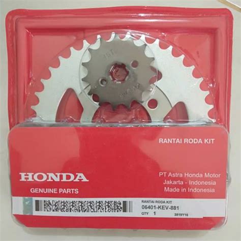 Jual Kev Gear Set Girl Kit Gear Paket Rantai Roda Honda Supra X Lama