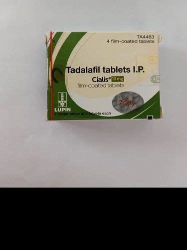 Cialis Tadalafil Mg Tablets At Rs Stripe Tadalafil Tablets In