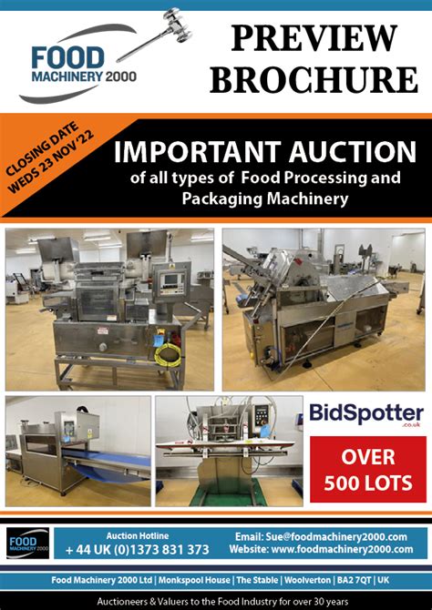 Food Processing And Packaging Equipment Suitable For All Sectors Of The