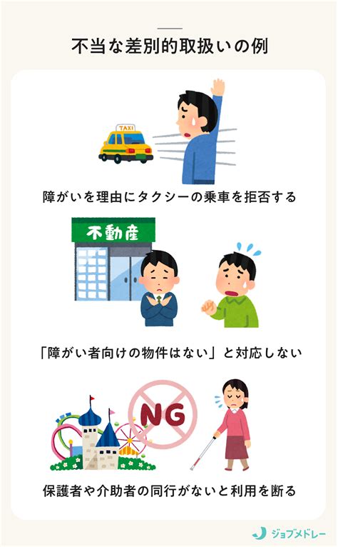 障害者差別解消法とは？改正後2024年からの合理的配慮の義務化、罰則をわかりやすく解説 なるほど！ジョブメドレー