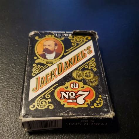 Vintage Jack Daniel S Old No Brand Gentlemen S Playing Cards