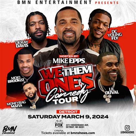 We Them Ones Comedy Tour To Perform At The Fox Theatre Saturday March