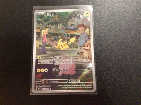 Pok Mon Tcg Scarlet Violet Pikachu Holo Illustration Rare