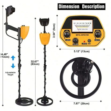 Professional Metal Detector, Underground Depth Of 1m Gold Metal ...