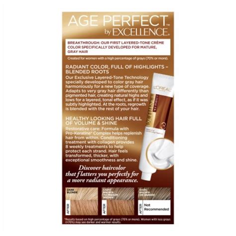 L Oreal Paris Age Perfect 7G Dark Natural Golden Blonde Permanent Hair