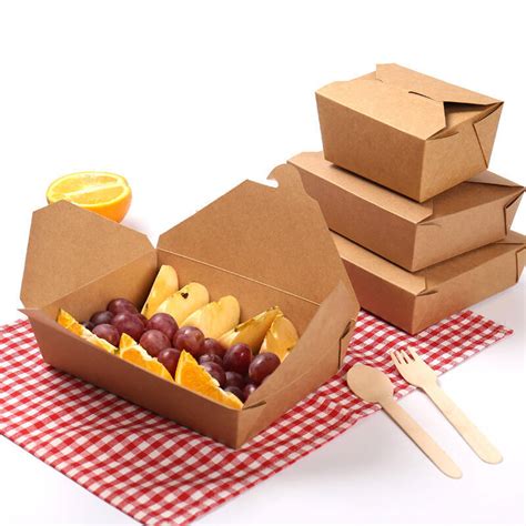 Disposable Food Boxes Clean And Hygienic Packaging Boxes With Custom