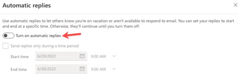 How To Set Up An Out Of Office Reply In Outlook For The Web