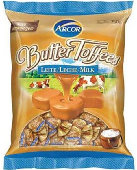 Arcor Butter Leite Milk Toffees