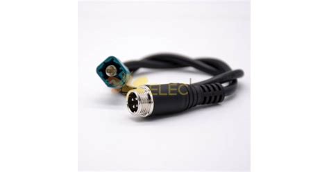 Pcs Fakra Cable Assembly Pin Male Straight Z Type Hsd To Gx Pin Male