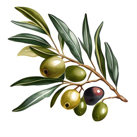 olive watercolor graphic png elements olive branch clipart olive leaf