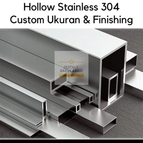 Jual Hollow Stainless Steel Sus304 Ukuran 50x50 15 Mm Panjang 3 M