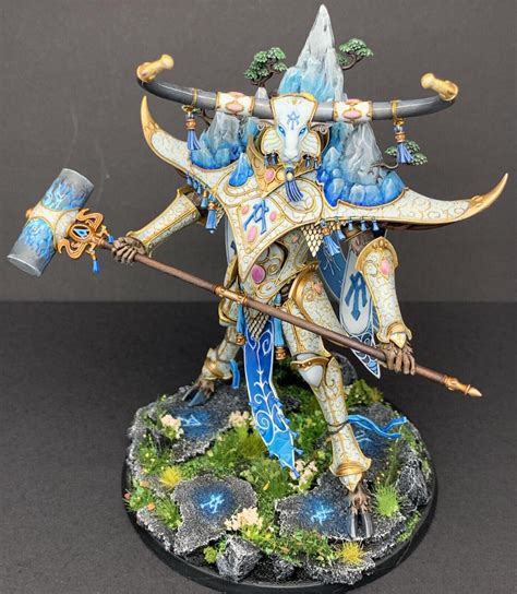 Lumineth Realm Lords Avalenor The Stoneheart King Warhammer Aos