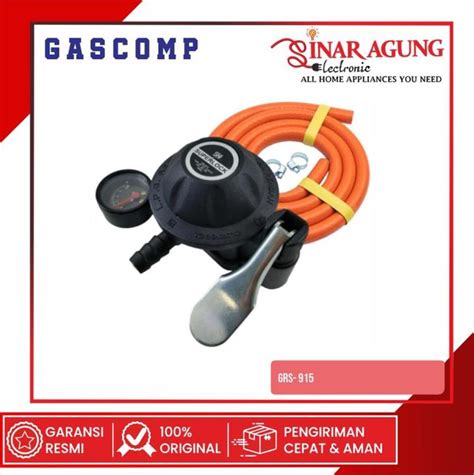 Selang Gas Regulator Klik On Super Lock Gascomp Grs Anti Tikus