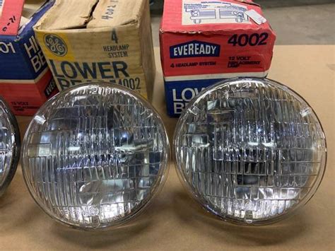 Sold Nos 70 71 Dated Ge Headlamp Sets 4001 And 4002 For B Bodies Only Classic Mopar Forum