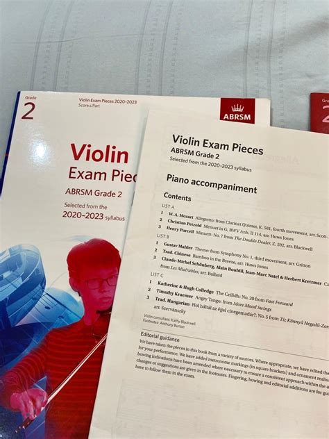 Abrsm Violin Grade Syllabus Hobbies Toys Music Media