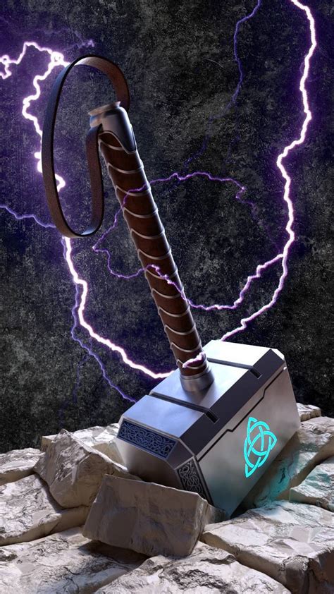 Mjolnir Lightning Wallpapers Top Free Mjolnir Lightning Backgrounds