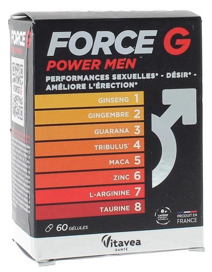 Force G Power Men Vitavea Performances Sexuelles Homme