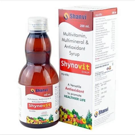 Multivitamin Multimineral Antioxidant Syrup 200 Ml At ₹ 85box In Mathura