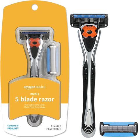 Amazon Amazon Basics Blade Motion Sphere Razor For Men With Dual