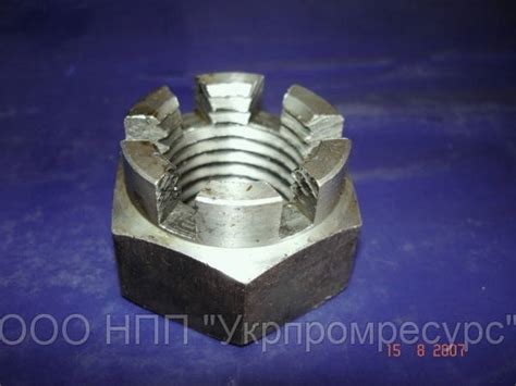 Гайка М27х2 ГОСТ 5918-73 DIN 935 корончатая, цена 67 грн - Prom.ua (ID ...