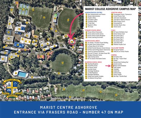 Marist Centre Ashgrove Map – Rosalie Old Boys