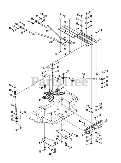 Cub Cadet Rzt S50 17afcbdp056 Cub Cadet 50 Rzt Zero Turn Mower 2013 Steering Linkage