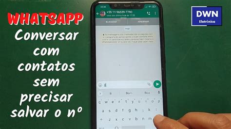 Como Enviar Mensagem No Whatsapp Sem Adicionar N Mero Aos Contatos