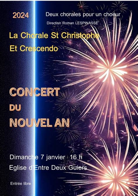 Concert Du Nouvel An La Chorale St Christophe