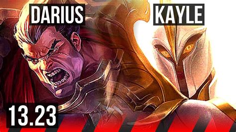 Darius Vs Kayle Top Solo Kills Games Legendary