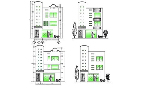 Office Building Section Interior And Furniture Layout Details Dwg File Artofit