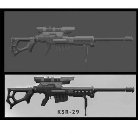 Ksr 29 Sniper Rifle Free 3d Model 3ds Obj Dae Blend Fbx Mesh