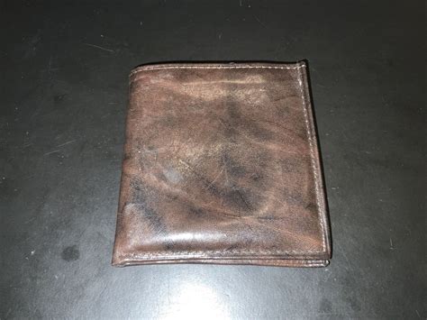 Vintage Rolfs Cowhide Brown Leather Bifold Mens Wallet Very Clean EBay