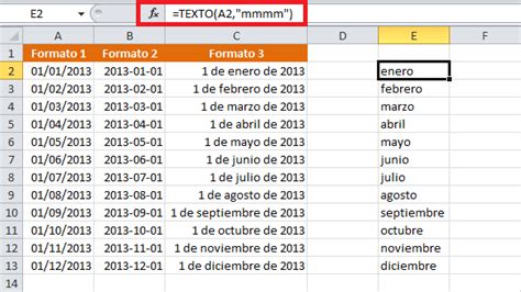 C Mo Obtener El Nombre De Mes En Excel Excel Total