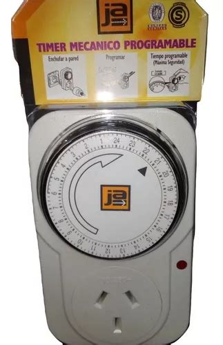 Timer Mecanico Reloj Programable Enchufable 24 Hs Analogico En Venta En