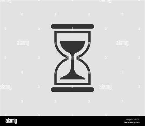 Hourglass Icon Flat Design Sand Glass Vector Time Concept Stock Vector Image And Art Alamy