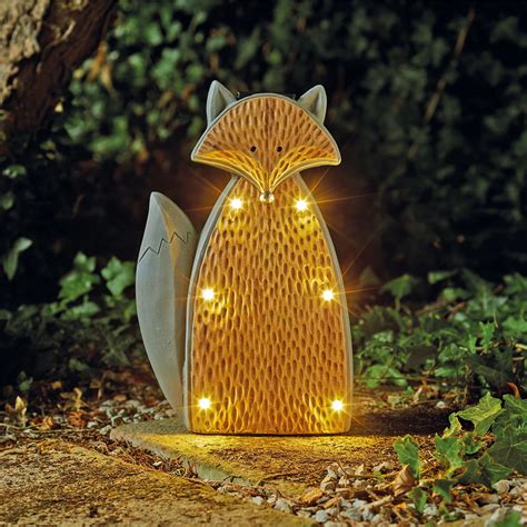 Woodstone InLit Fox Light Cowell S Garden Centre Woolsington