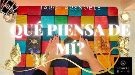 QUÉ PIENSA DE MI Tarot Interactivo Amor tarot tarotamor