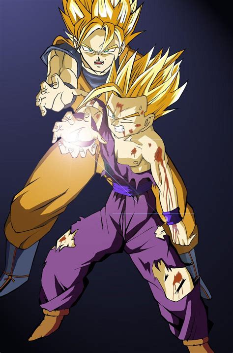 Goku And Gohan Kamehameha Wallpaper - bmp-vip