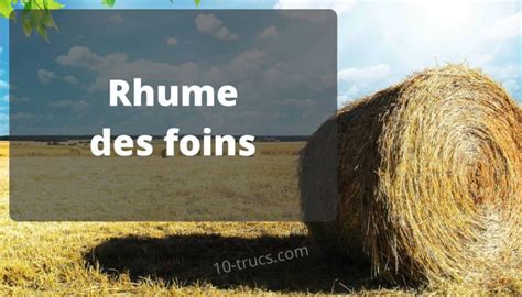 Rhume des foins Remèdes et traitements naturels Remèdes contre le